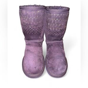 UGG Purple Studded Winter Boots